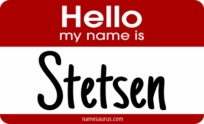 Hello my name is Stetsen png download