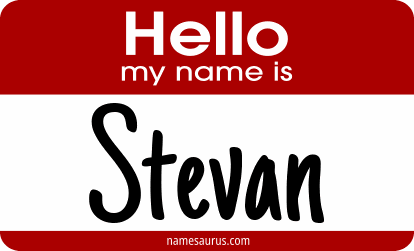 Hello my name is Stevan png download
