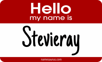 Hello my name is Stevieray png download