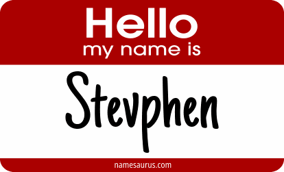 Hello my name is Stevphen png download