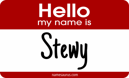 Hello my name is Stewy png download