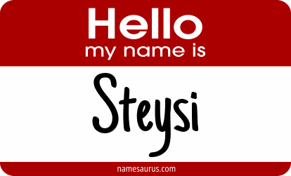 Hello my name is Steysi png download