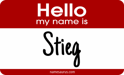 Hello my name is Stieg png download