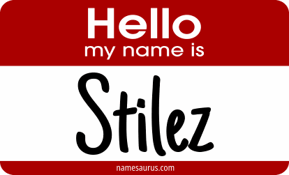 Hello my name is Stilez png download