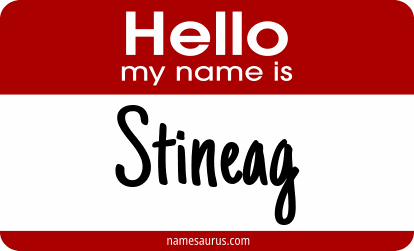 Hello my name is Stineag png download