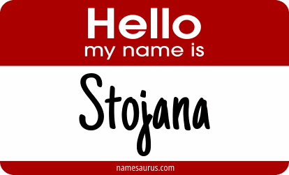 Hello my name is Stojana png download