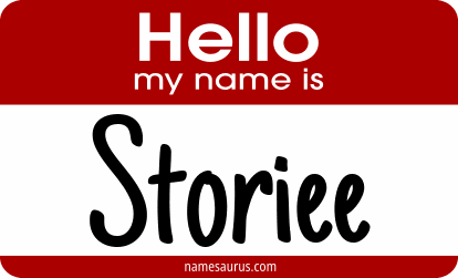 Hello my name is Storiee png download