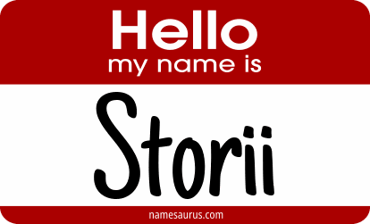 Hello my name is Storii png download