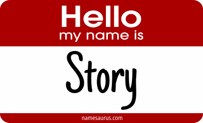 Hello my name is Story png download