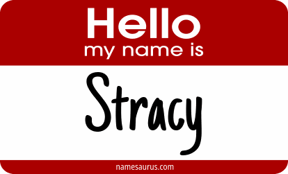 Hello my name is Stracy png download