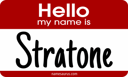 Hello my name is Stratone png download