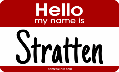 Hello my name is Stratten png download