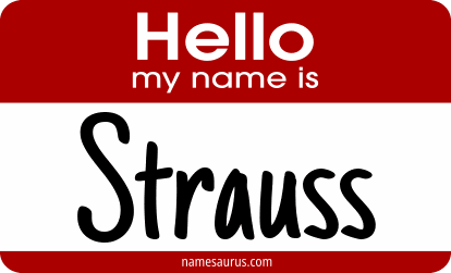 Hello my name is Strauss png download