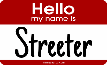 Hello my name is Streeter png download