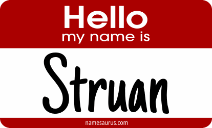 Hello my name is Struan png download
