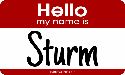Hello my name is Sturm png download