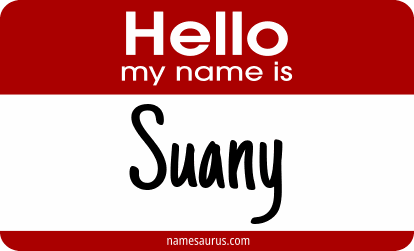 Hello my name is Suany png download
