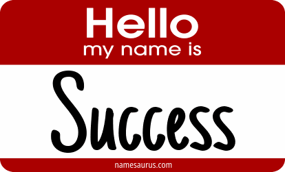 Hello my name is Success png download