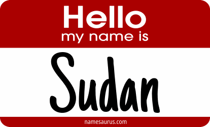 Hello my name is Sudan png download