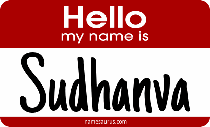 Hello my name is Sudhanva png download