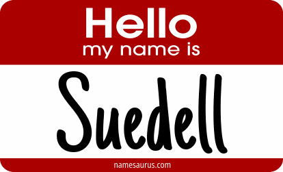 Hello my name is Suedell png download