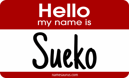 Hello my name is Sueko png download