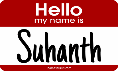 Hello my name is Suhanth png download
