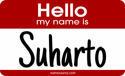 Hello my name is Suharto png download