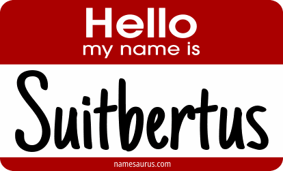Hello my name is Suitbertus png download