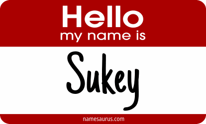 Hello my name is Sukey png download