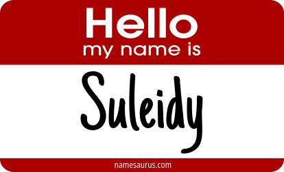 Hello my name is Suleidy png download