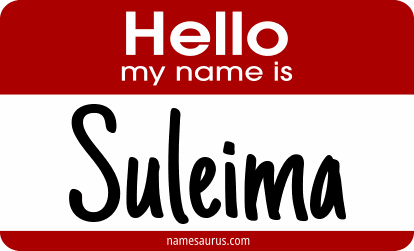 Hello my name is Suleima png download