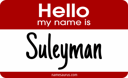 Hello my name is Suleyman png download