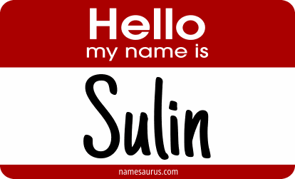 Hello my name is Sulin png download