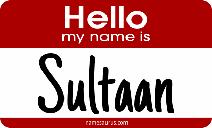Hello my name is Sultaan png download