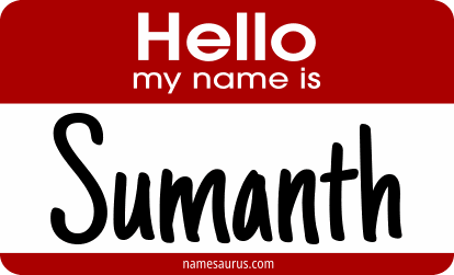 Hello my name is Sumanth png download