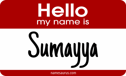 Hello my name is Sumayya png download