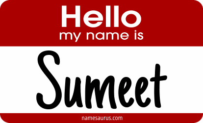 Hello my name is Sumeet png download
