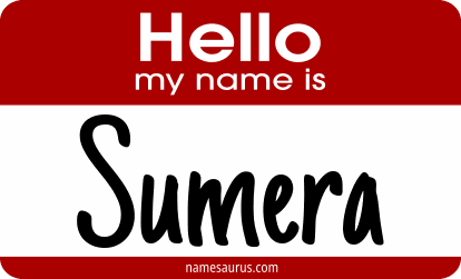Hello my name is Sumera png download
