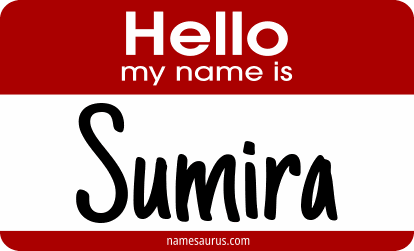 Hello my name is Sumira png download