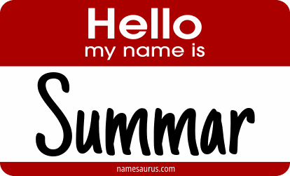 Hello my name is Summar png download