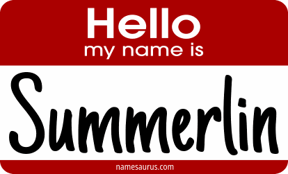 Hello my name is Summerlin png download