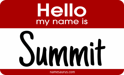 Hello my name is Summit png download