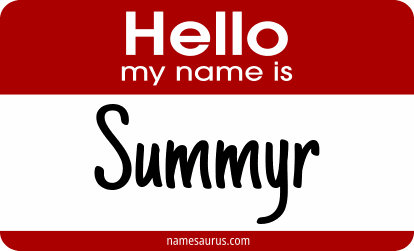 Hello my name is Summyr png download