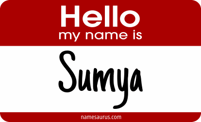 Hello my name is Sumya png download