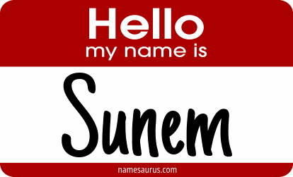 Hello my name is Sunem png download