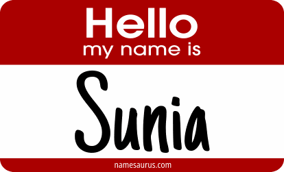 Hello my name is Sunia png download