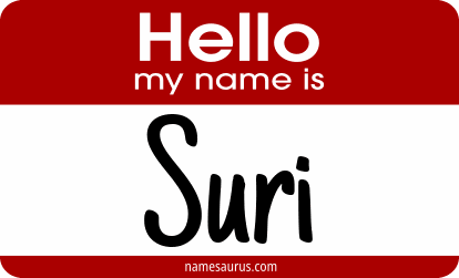 Hello my name is Suri png download
