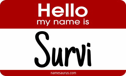 Hello my name is Survi png download