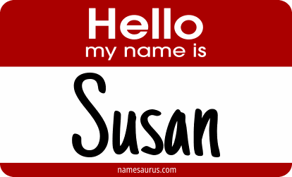 Hello my name is Susan png download